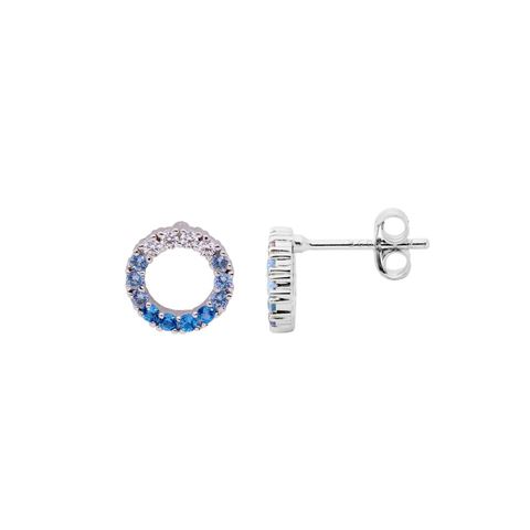 Circle  Earrings - Blue  *98761