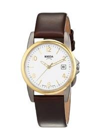 Boccia Ladies on Brown Leather Strap *8465