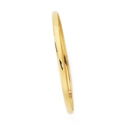 Yellow Gold Bangle - Size 65